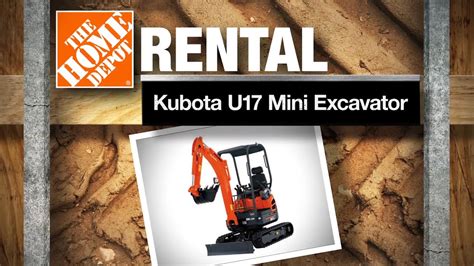 cost of renting a mini excavator|rent mini excavator home depot.